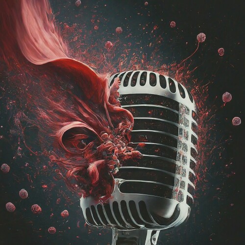 image fx create music microphone colour monochrome and (3)